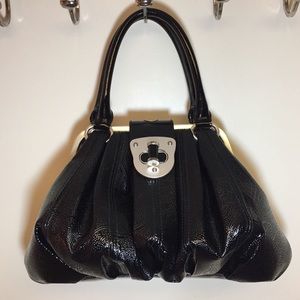 Alexander McQueen Elvie Satchel Bag Clutch RARE